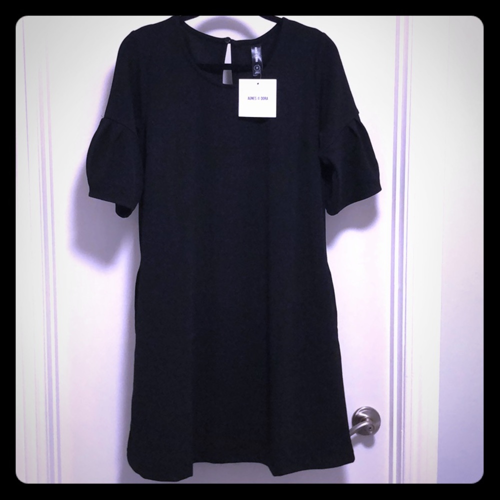 Agnes & Dora Small Black Adams Dress